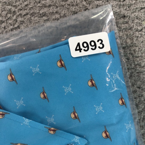 RSVLTS x One Peice Shirt Menx 4X Blue Lil Straw Hats Short Sleeve Button Up - Picture 14 of 14